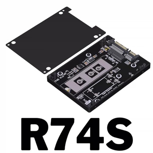 Adaptador M.2 a U.2/U.3/SATA R74S en aleación de aluminio miniatura 2