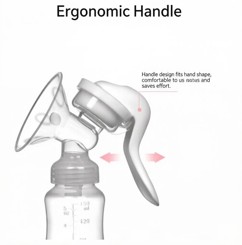 Extractor Manual de Leche con Biberón de 5 oz miniatura 4