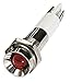 Protruding Indicator Light, LED Lamp Type, 24VDC Voltage, 8mm Mounting Dia. Size