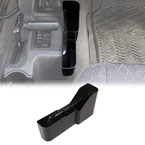 TDHLW Caja de Almacenamiento Lateral para Cambio de Marchas de Coche, Tarjetero para teléfono, Organizador Lateral para Asiento de copiloto para Jeep Wrangler TJ 1997-2006 Cover