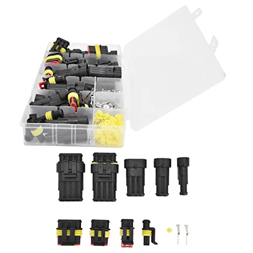 Kit de enchufe de conector de cable surtido automotriz impermeable 6