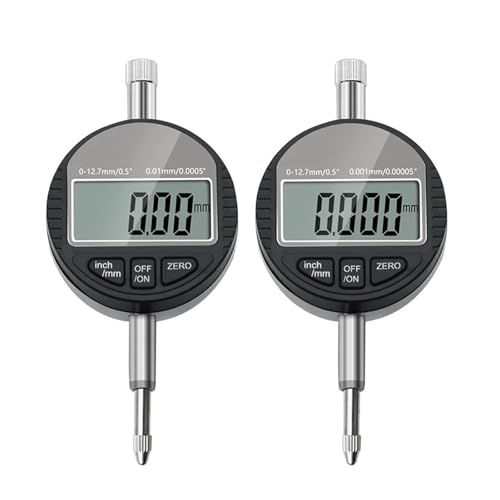 0.01mm/0.001デジタルダイヤルインジケータダイヤルゲージデジタルマイクロメーター時間型インジケータ精密コンパレータ計測機器(0.001mm)