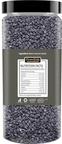 Image of BOKF Black Sesame Seeds | Kala Till | Rich in Protein and Dietary Fibre | Weight Management seeds | Antioxidant rich | Good for diet inch (250 Gram)