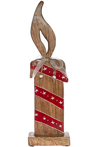My Flair Christmas Figurine, Wood, red/White, s.h. Artikelmaße