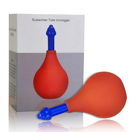 Eustachian Tube Unclogger for Ear Pressure Relief - Inner Ear Popper Device for Airplane Travel Diving and Swimming - Natural Clogged Ear Relief Tinnitus and Congestion Support Small