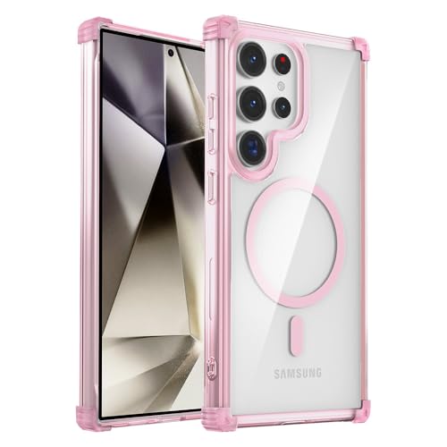 Coque rose pour Galaxy S22 Plus transparente idéale pour vos déplacements urbains