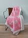 SLPR Sherpa Throw Blanket for Girl's Room Nursery with Pink Hearts Pattern (50" x 60") | Soft Plush Shaggy Fuzzy Warm Fluffy Perfect for Couch Bed and Sofa Kids Blanket for Girls