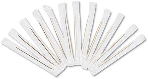 P.R. RPPRIW15 - Cello-Wrapped Round Wood Toothpicks