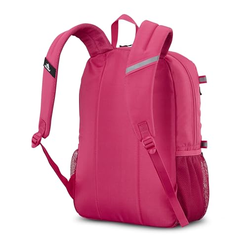 Image of High Sierra Everclass Backpack - Travel or Work Laptop Bookbag with 360 Reflectivity, Dual Water Bottle Pockets & Fits Laptops Up To 15.6 inch, One Size, ELECTRIC FUCHSIA