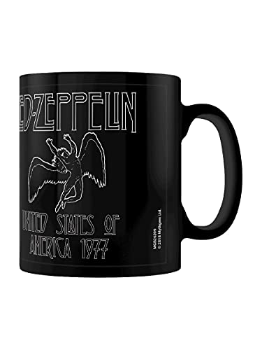 Mug de cerámica negro Led Zeppelin 11 oz miniatura 4