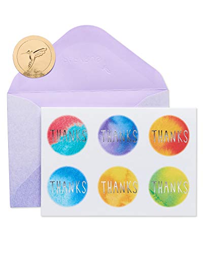 Cartes de remerciement Papyrus lot de 14 avec enveloppes assorties pour correspondance