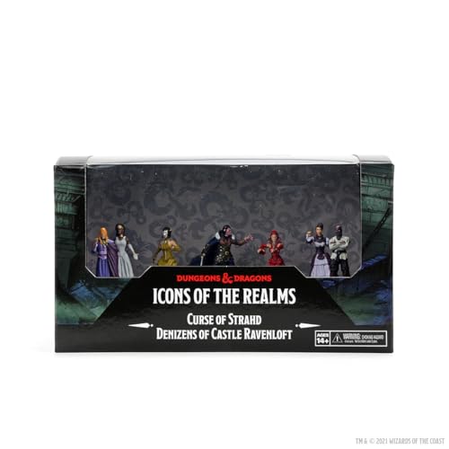 WizKids Dungeons and Dragons Icons of the Realms, Curse of Strahd - Denizens of Castle Ravenloft, DnD Miniatures