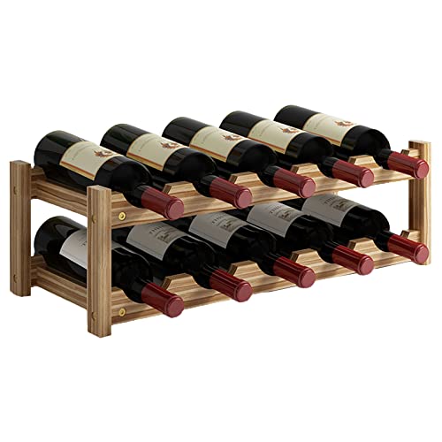 Soporte de madera para vino de 2/3/4 niveles miniatura 1