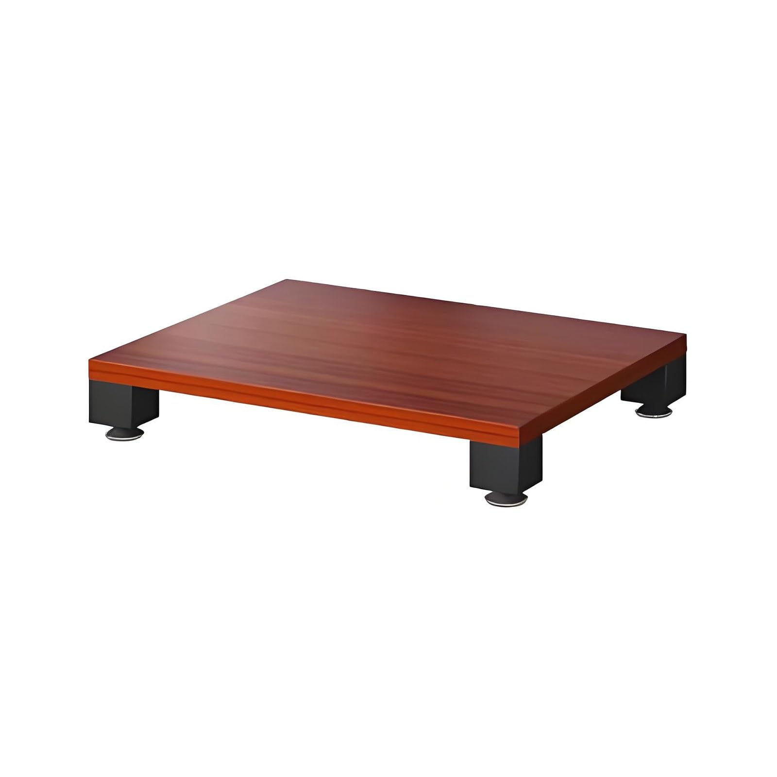 Étagère de console marron et meuble de rangement multimédia pour salon et DVD