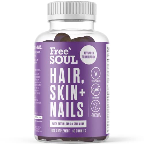 Free Soul Biotin Hair Supplement, 60 Gummies