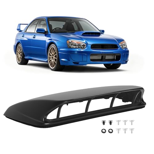 Front Hood Intake Duct- Design Change - 2015-2020 Subaru WRX & WRX STI 5 ALMULOO Hood Vent Scoop Compatible with 2004-2005 Subaru Impreza WRX/WRX STI Replace for 90821FE080NN Front Hoods Air Intake Vent Cooling Scoop Plastic(ABS) Unfinished Black
