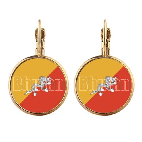 Boucles d'oreilles clip Bhoutan : le style Art déco sans douleur ni piercing