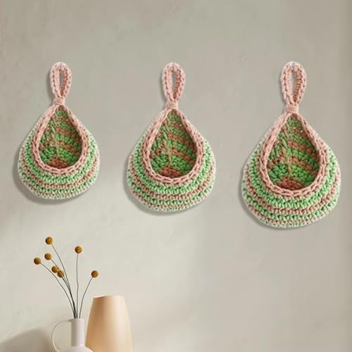Cestas colgantes de frutas para cocina: despide el desorden en encimeras con este set boho 8