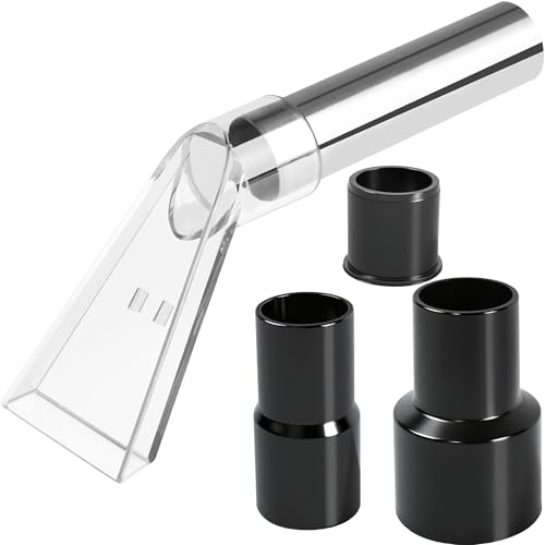 Image of Shop Vac Extractor Attachment Kit with 2-1 /2 inch, 1-7 /8 inch & 1-1 /4 inch Adapters, Universal Wet Dry Vacuum Attachment for Carpet Cleaning, Upholstery, Auto Detailing & Spot Cleaning (Small)