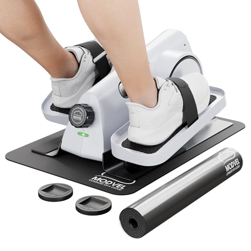 MODVEL Seated Under Desk Elliptical Machine for Home Workout, Mini Elliptical, Desk Bike Pedal Exerciser, Whisper Quiet, Under Desk Pedal Exerciser w/Adjustable Resistance & LCD Display by Modvel - Used condition - US$233.47