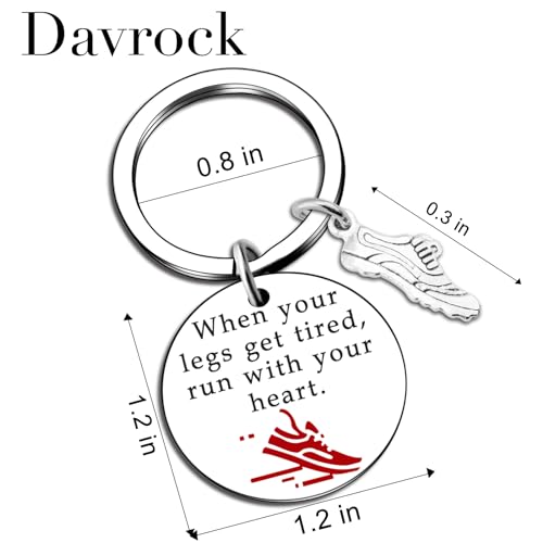 Image of Track and Field Gifts for Runners Keychain Running Accessories for Men Cross Country Gift Running Gifts for Runners