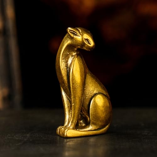 Escultura de Puma en Latón Macizo CHOVY miniatura 4