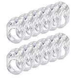 ATPWONZ - 12 tiradores de puerta para ventana, transparente