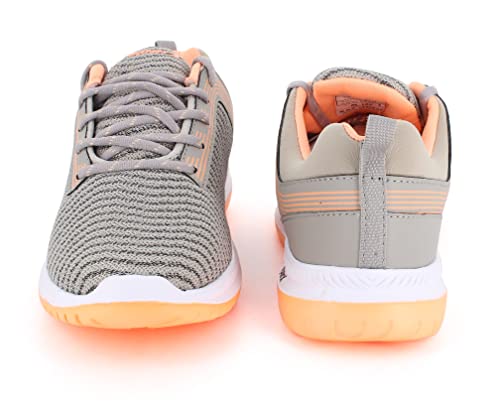 Image of SPARX Women's SX0164L Grey Peach Running Shoes 8 (SX0164LGYPC0008)