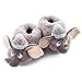 Hausschuhe Elefant Gr. 38-41 (L) – Plüsch-Hauschuhe rutschfest – Warme Kuscheltier Hausschuhe Winter für Jungen, Mädchen & Erwachsene – Tier-Schuhe mit Anti-Rutsch Sohle – Slippers