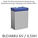 Produktbild Bleiakku 6 Volt UL4,5-6, 4,5Ah