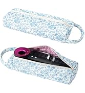 Linpr Quilted Hair Tool Travel Bag for Women, Cute Portable Hot Tools Storage Bag for Hair Dryers...