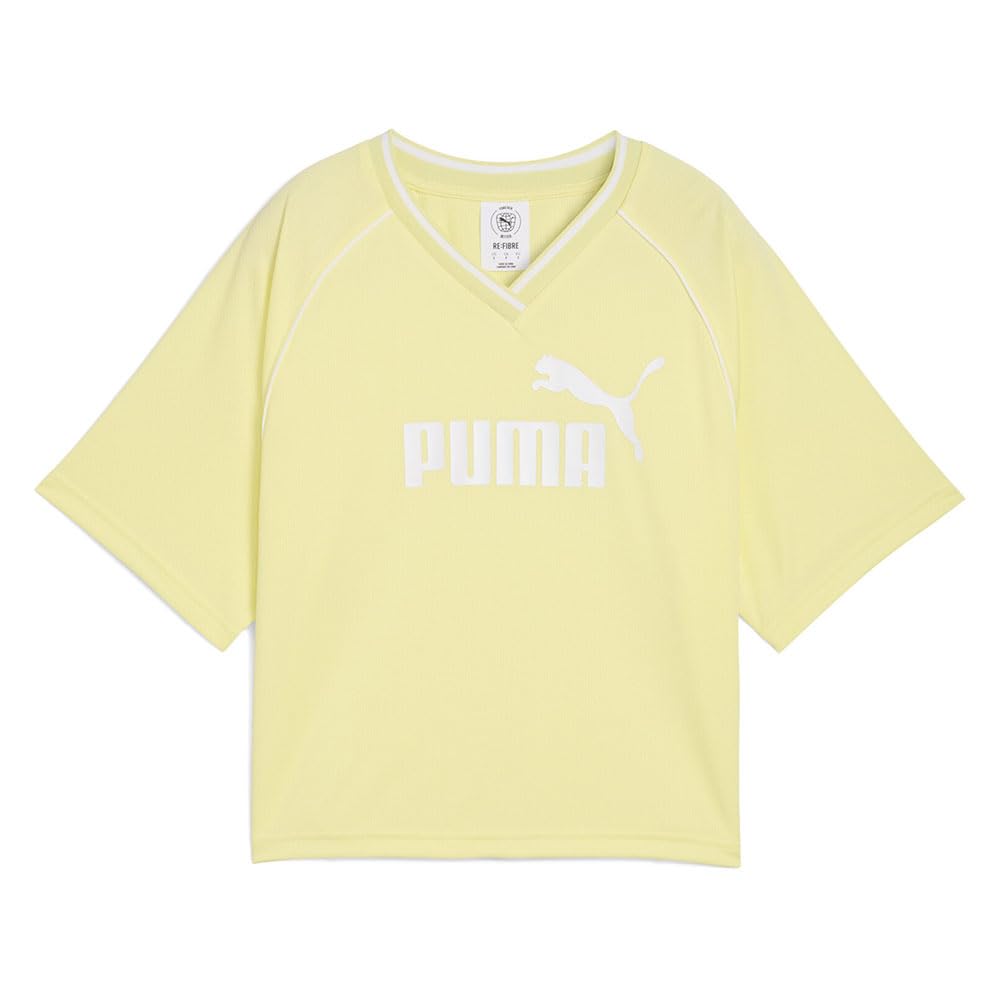 PUMA Damen ESS Relaxed Cropped Football Jersey Trikots (1er Pack)