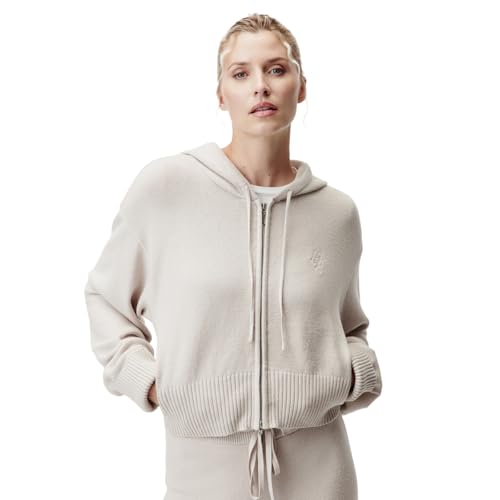 LeGer Cornelia Cardigan - Strickjacke Damen mit Kapuze - Oversized-Passform - Jacke mit Logo-Stickerei - Mode für Damen - by Lena Gercke - Gr. 34-56