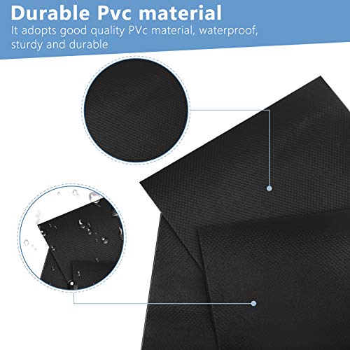 Yosoo Health Gear 3Pcs PVC Repair Patch Repair Patches Kit Set Waterproof Raft Patch Kit Inflatable Boat Repair Patch Repair Patches Accessory Fit for Inflatable Boat Kayak - Image 2
