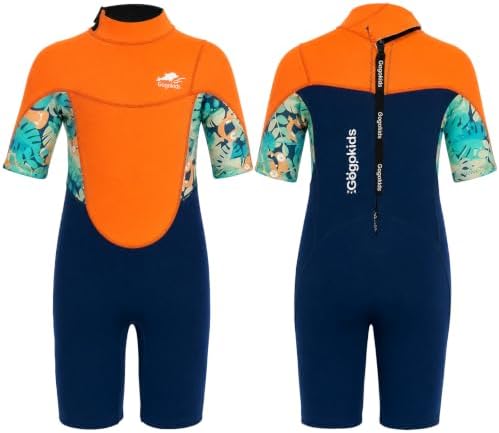Gogokids Kids Shorty Wetsuit, 2.5mm SCR Neoprene Wetsuits for Tod...