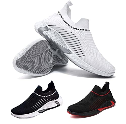 Orthopedic Shoes for Men Slip On Determination Shoes Sneakers Men's Good Arch Support Outdoor Breathable Walking Shoes 2022 Orthopedic Shoes for Men Wide Width Outdoor Hiking Activity Black