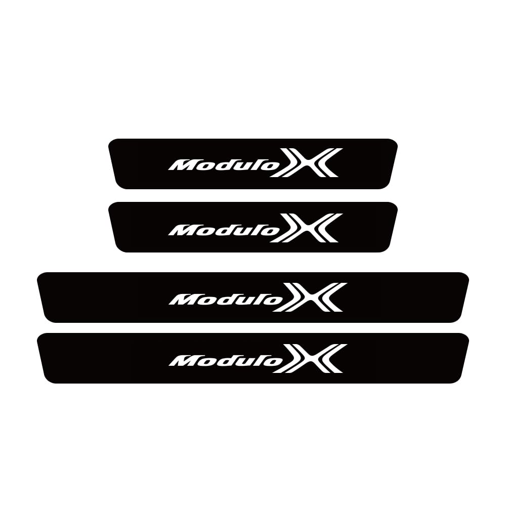 Sdyayfge Normal 4Pcs Kick Plates Car Door Sill Protector,For Modulo X