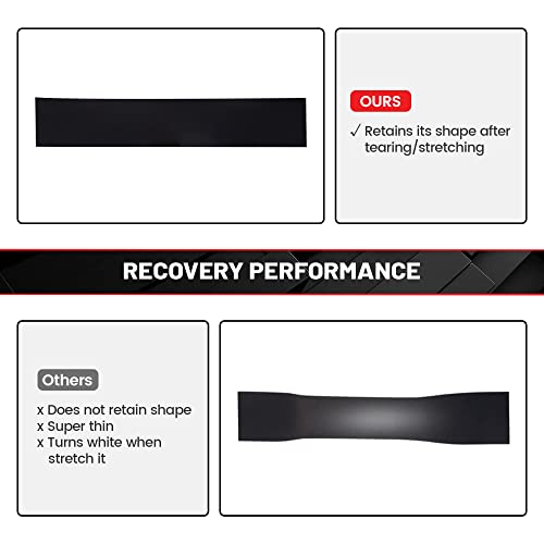 Image of RED WOLF Electrical PVC Tape 5 Packs 1 /2 inch x 66FT Acrylates Copolymer Viscosity Flexibility Electric Tape, Flame Retardant Waterproof 1000 Volt for Auto Engine Industrial Wrapping Wiring Harness
