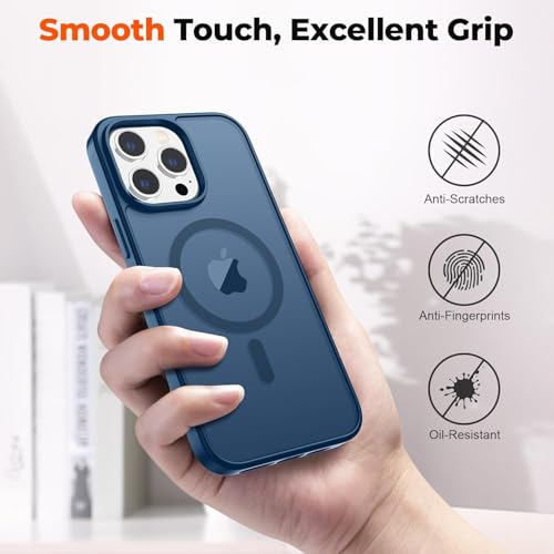 Image of AIBEX Protective OStand Case Compatible for Apple iPhone 17 MagSafe Compatible | Slim Back Cover with Camera Lens Protection, Strong Magnetic Support & Anti-Slip Grip | Military Grade Drop Protection