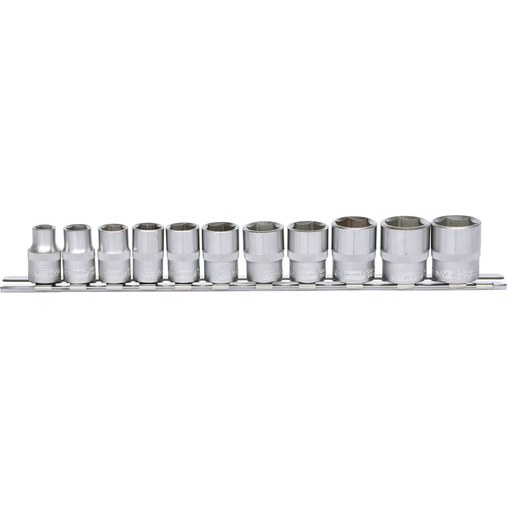 KS TOOLS 911.0608 3/8" Hexagonal socket set, 11pcs, Variety Pack