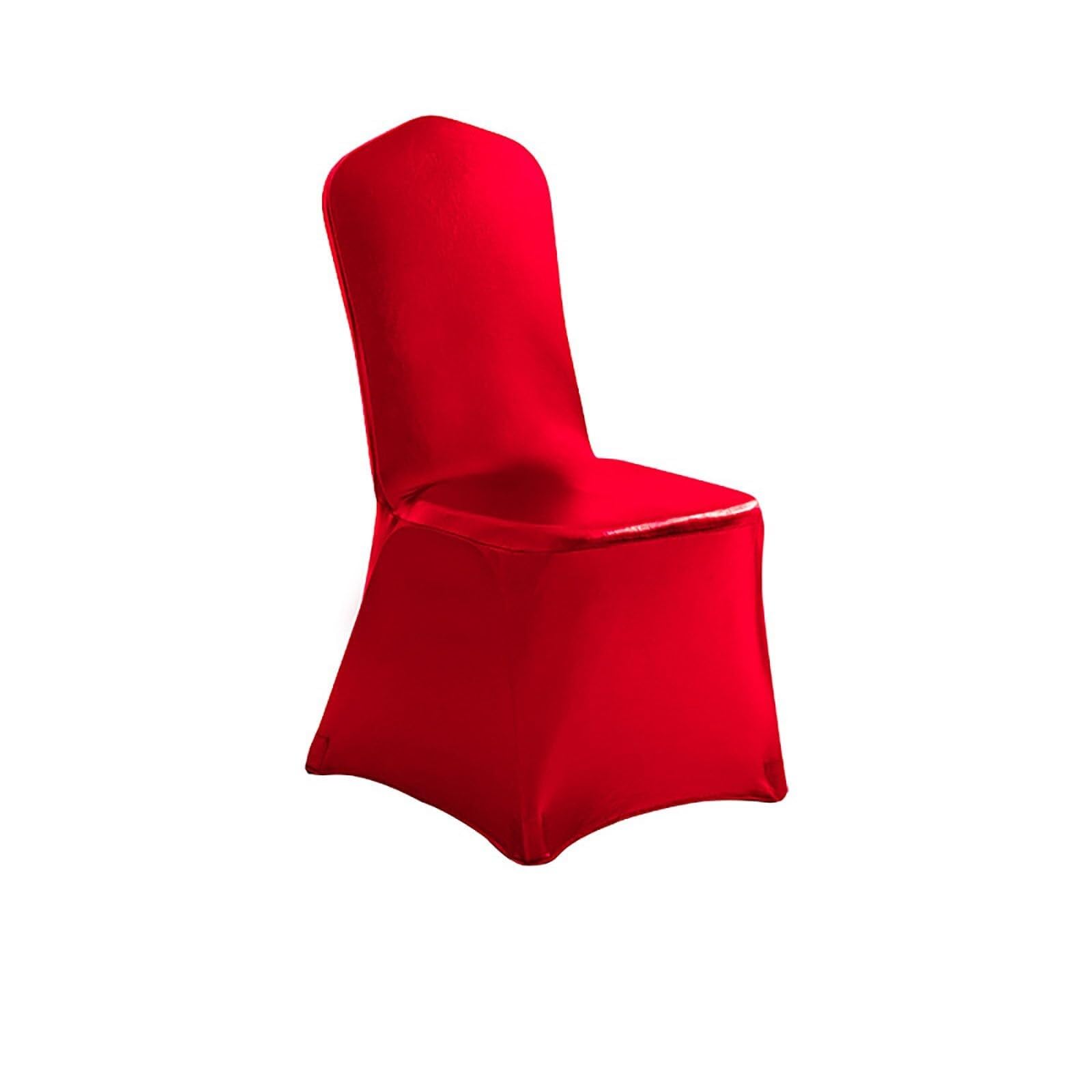 NMVAWIPT Stretch Spandex Chair Covers Fitted Slipcovers For Wedding Party Banquet Events(12#,20pcs)