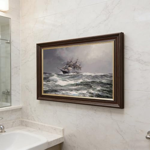 Cadre suspendu Devonshire Montague Dawson - Tableau de marine compact pour décorer vos murs - 5