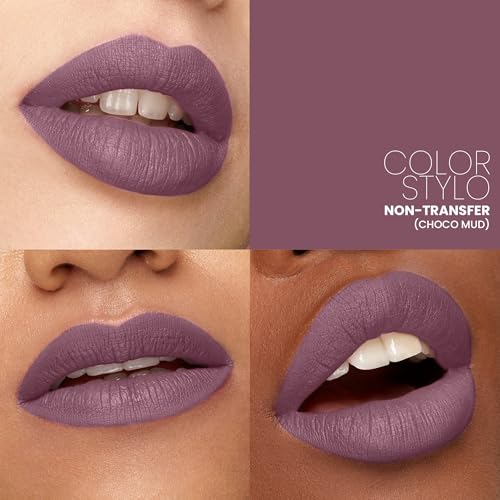 Image of Seven Seas Color Stylo Non Transfer Matte Crayon Lipstick Matte Finish | Waterproof | Long Lasting | Lasts Up to 24 hours (Choco Mud)