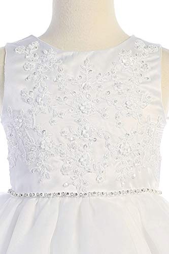 First Communion Dresses for Girls 7-16 Holy 1st Communion Dress White Vestidos de Primera Comunion para Niñas Plus Size4