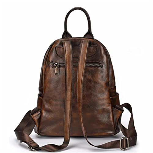 Sac à Dos Femme Rétro Tapisserie Florale – Cuir Et Accents Boho – Taille Moyenne