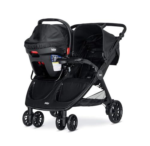 Britax B-Lively Double Stroller Infant Car Seat Adapter & Child Tray Kit by Britax - Image 2