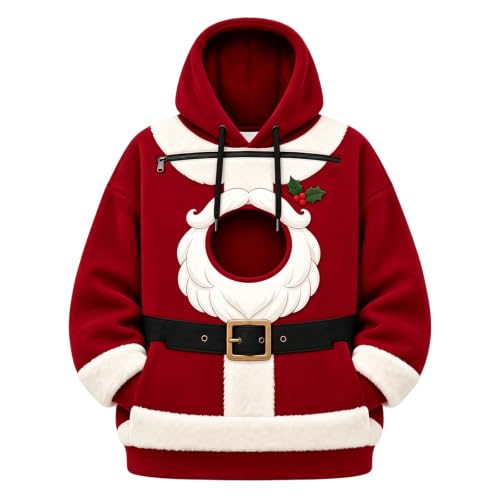 Cat Hoodie with Pouch Christmas Women 2026 Zip Up Sweat Shirt with Pocket - image 1