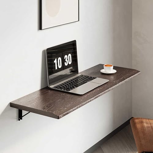 Bureau Mural Rabattable et Gain de Place - Table de Cuisine Pliable en Bois