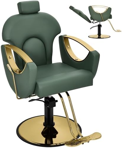 Salon Barber Chair for Hair Stylist, Styling Chairs for Home Barbershop