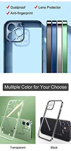 Image of VONZEE Thermoplastic Polyurethane Transparent Case Compatible With Iphone Xr (6.1 Inch), Luxury Electroplated Soft Edge Bumper Case, Full Camera Protection & Shockproof Case Cover (Gold)